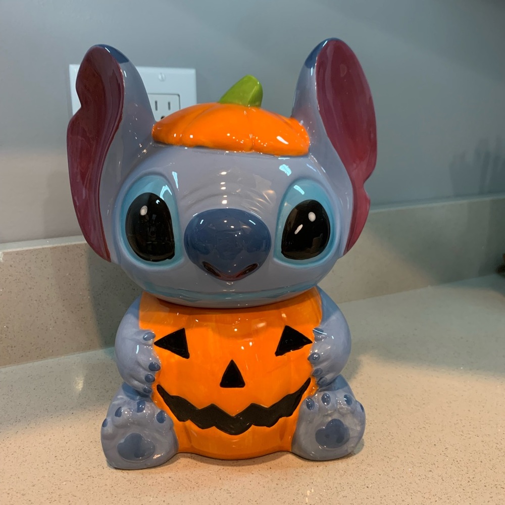 Halloween Stitch Cookie Jar